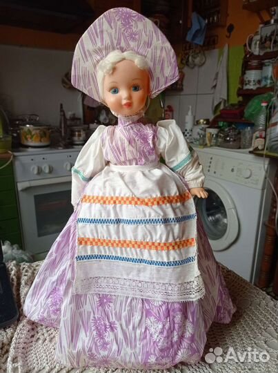 Кукла грелка на чайник СССР