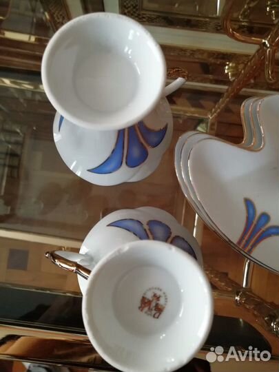 Чайные чашки на 2 пер. СССР фарфор