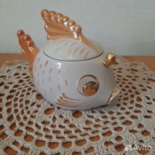 Икорница(сахарница) Рыбка