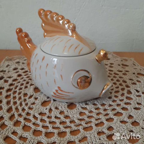 Икорница(сахарница) Рыбка