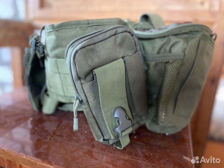 Тактический разгрузочный пояс на лямках