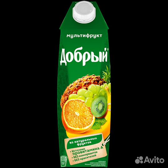 Сок Добрый 1л все вкусы 12шт