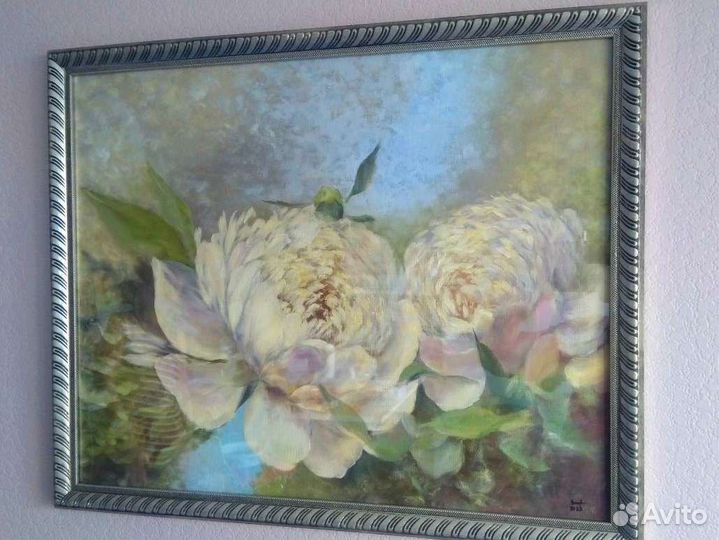 Картина Пионы 40х50
