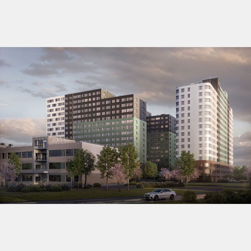 2-к. квартира, 63,9 м², 15/17 эт.