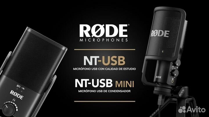 Студийный микрофон Rode NT-USB mini