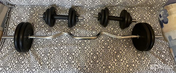 Гантели и гриф