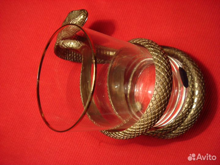 Красивый Подстаканник Медицина Змей Кобра Италия