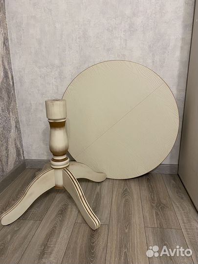 Стол деревянный круглый раздвижной