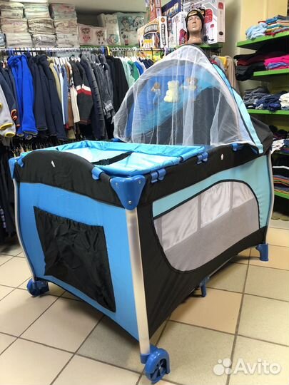 Детская кровать манеж