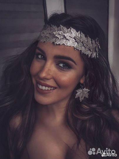 Тика диадема на голову Чокер комплект украшений