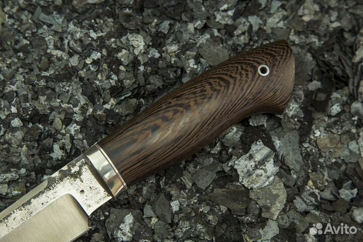 Нож Турист из кованой стали Х12мф венге