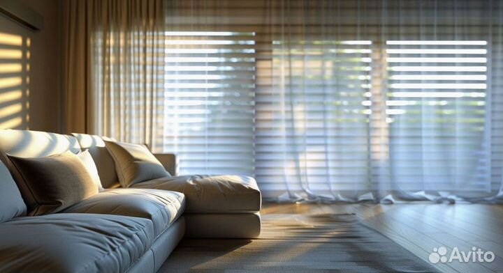 Горизонтальные жалюзи на кухню