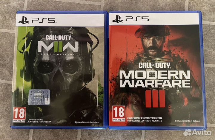 Call of duty modern warfare 2 и 3 для PS5