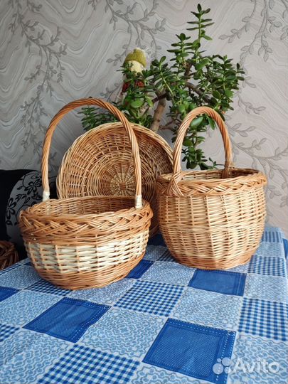 Корзины плетеные из лозы