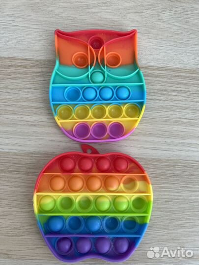 Pop it поп ит пупырка антистресс 7 штук