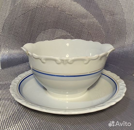 Соусник, бульонница фарфор сервиза Kahla 1937-56