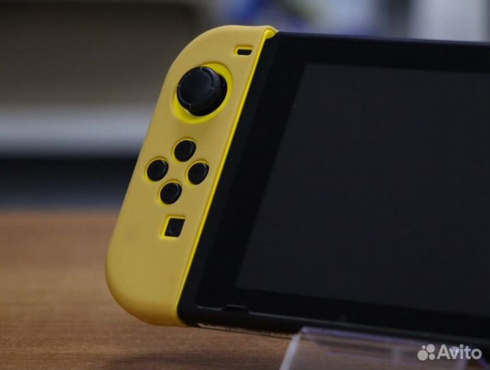 Силиконовый чехол Joy-Con, Yellow and Khaki Switch