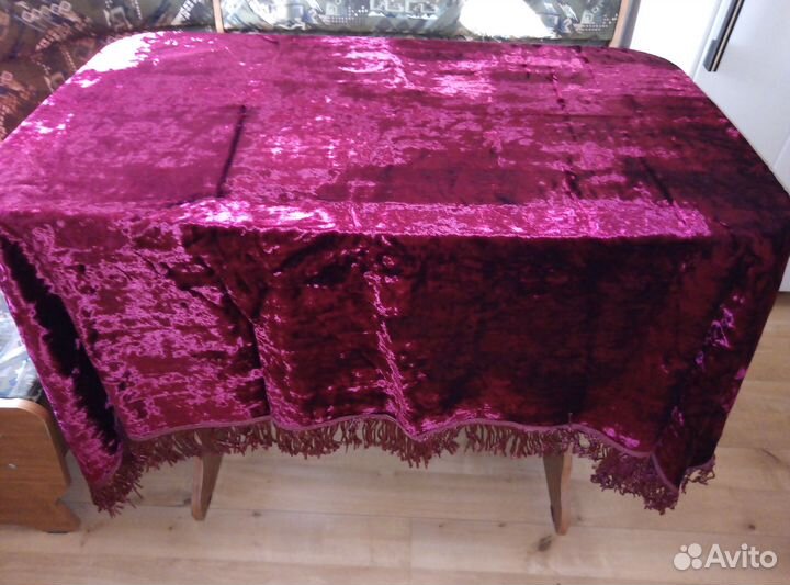 Скатерть плюшевая новая СССР