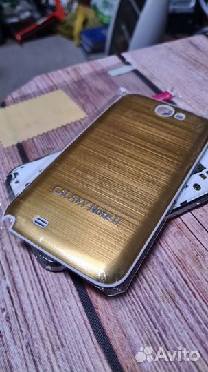 Samsung Note 2 задняя крышка новая+плёнка на экран