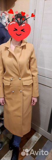 Пальто демисезонное длинное