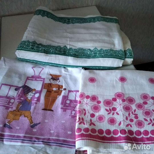 Новое постельное белье, полотенца СССР