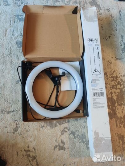 Кольцевая лампа со штативом бу