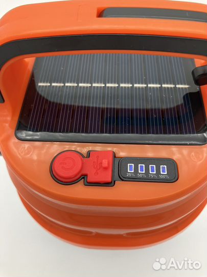 Фонарь кемпинговый солнечная батарея