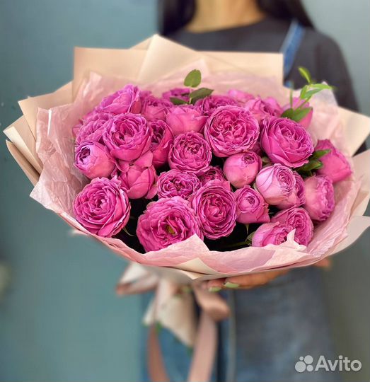 Розы кустовые Цветы букеты Flowers124