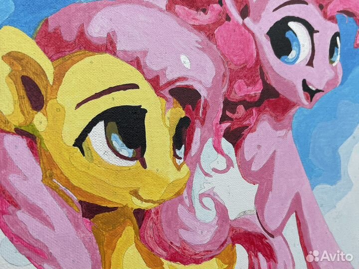 Картины по номерам раскрашенная