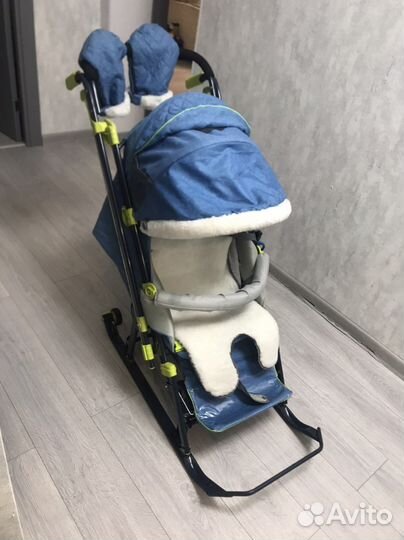 Санки коляска ника 7-3