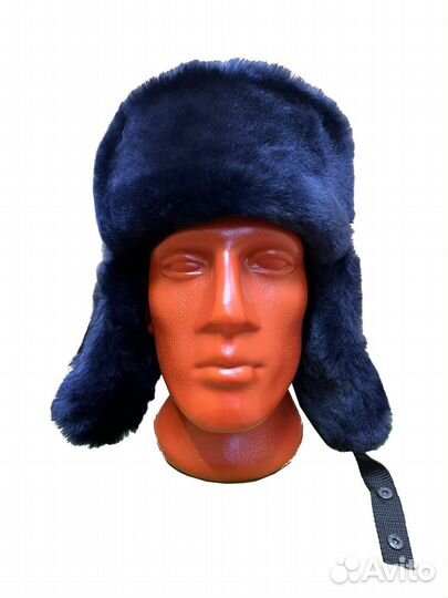 Шапка полиции мвд натуральный мех, нового образца
