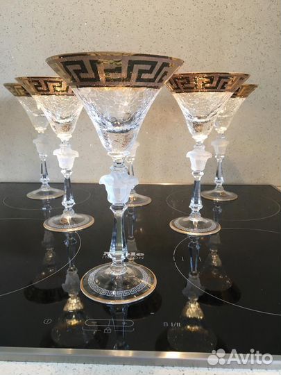 Фужеры 6 шт, Versace Rosental для мартини