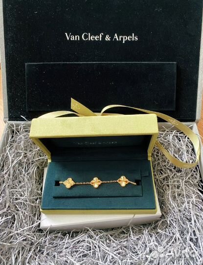 Золотой браслет Van Cleef 20 гр