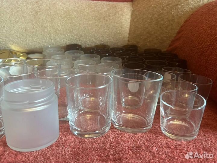 Стаканы банки для свечей 100 мл 180 мл 250 мл