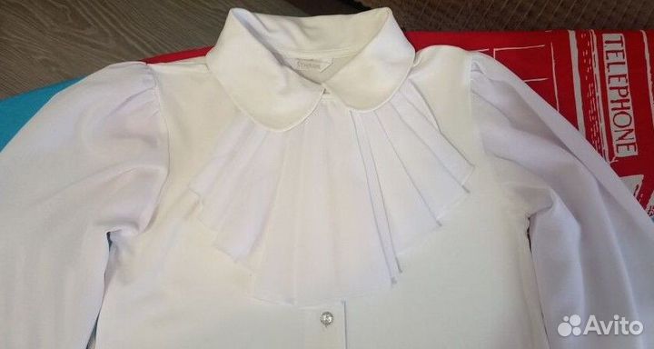 Блузка школьная для девочки 152