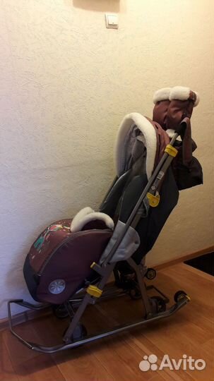 Коляска санки Ника детям 7