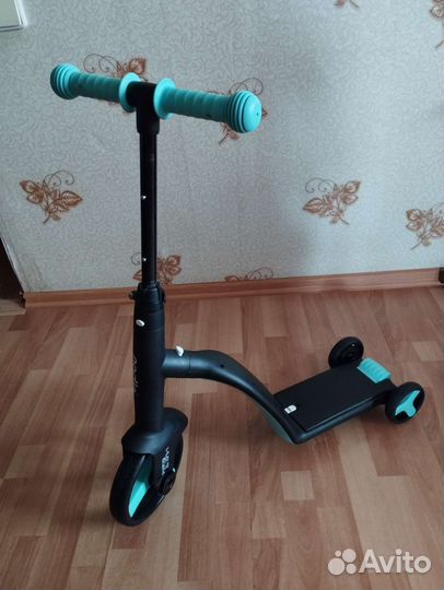 Детский 3-колесный самокат-беговел Nadle