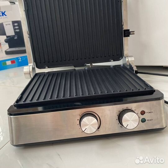 Электрогриль новый мощный вафельница