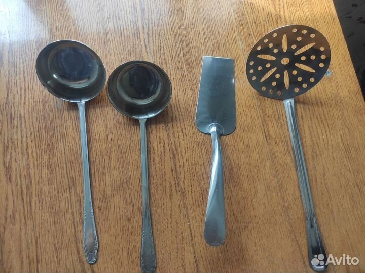 Половник, шумовка, лопатка для торта