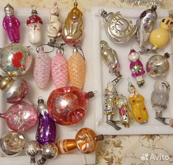 Елочные игрушки СССР в реставрацию