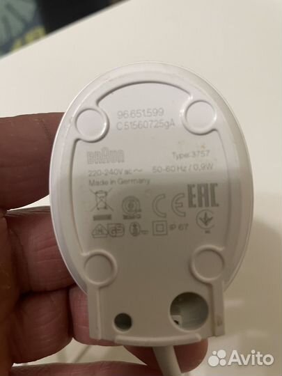 З/у электрической зубной щетки oral -b от braun