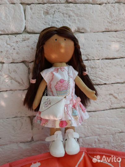 Кукла игровая текстильная