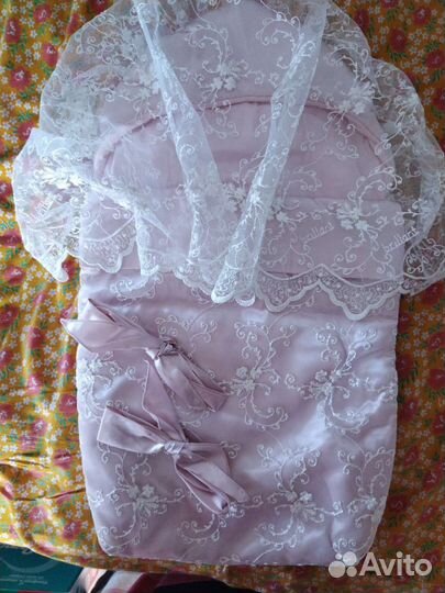 Конверт на выписку для девочки весна