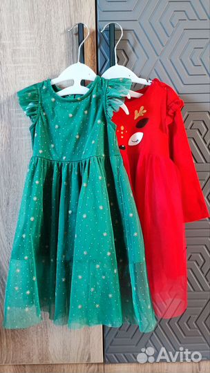 Новогоднее платье для девочки 92