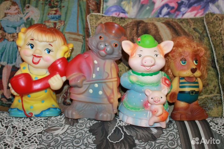 Резиновые игрушки СССР