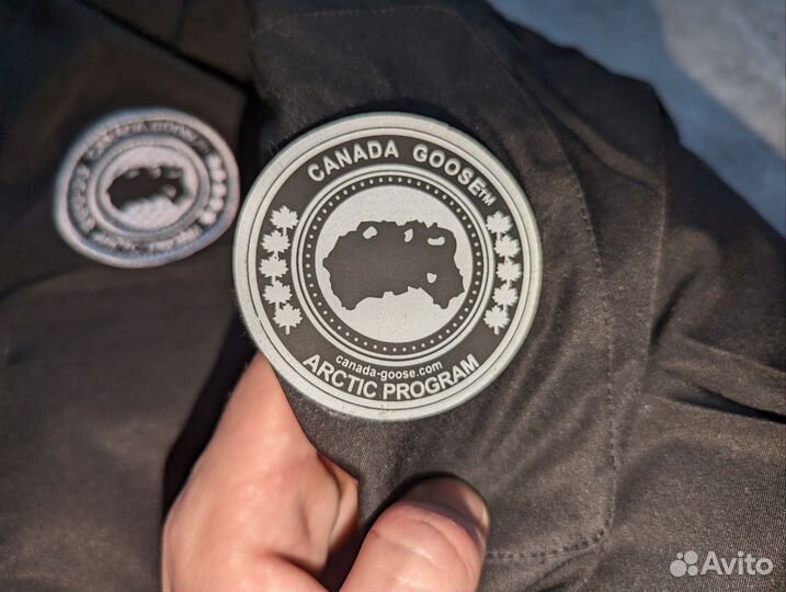 Canada Goose Парка чёрная + доставка