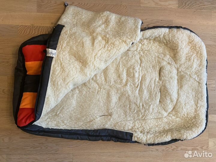 Конверт зимний Zaffiro на овечьей шерсти