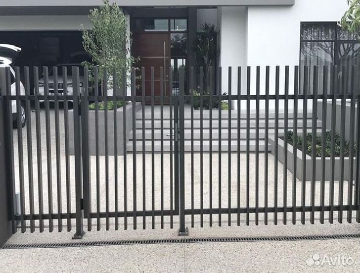 Забор из профильной трубы