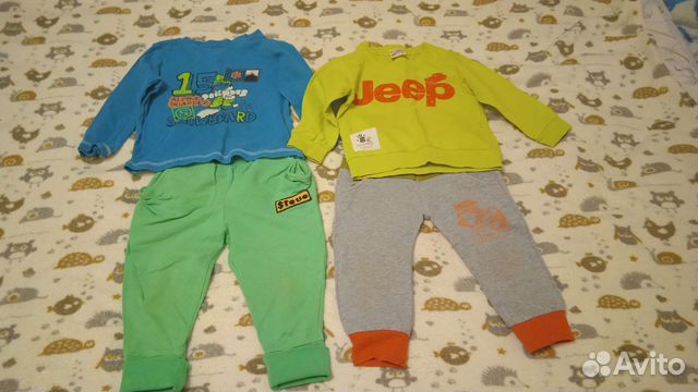 Вещи пакетом для мальчика 1-2 года