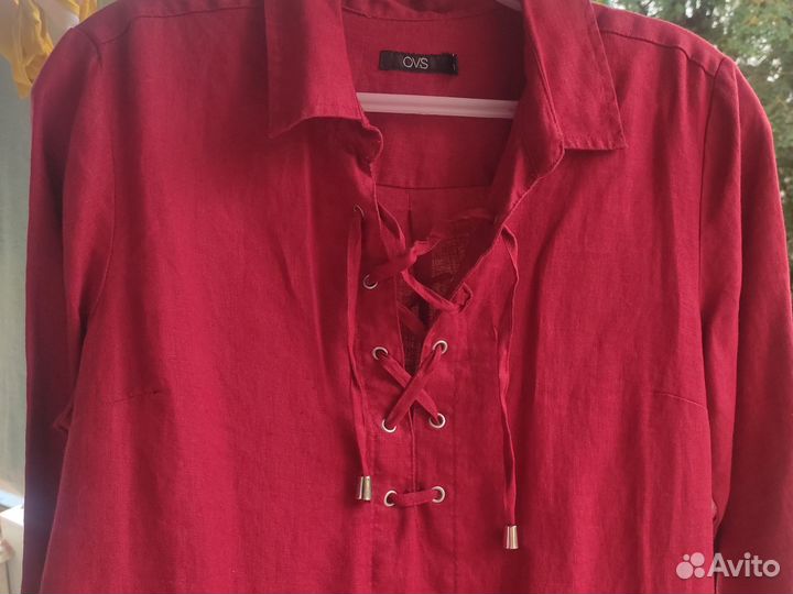 Платье 100% лён